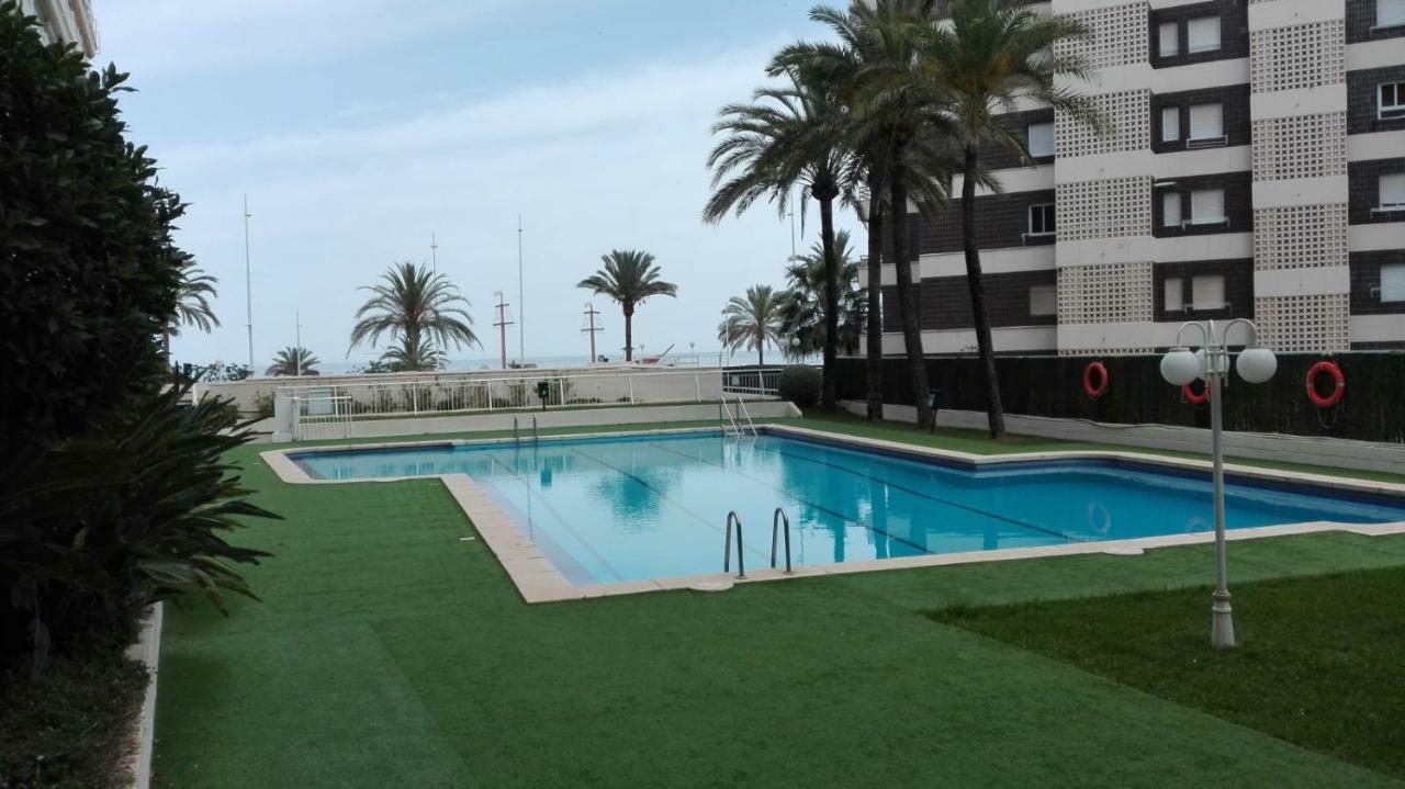 Apartamento En 1ª Linea Playa De Gandía Kültér fotó